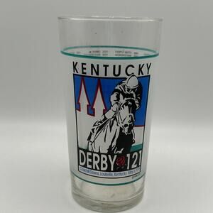 121st Kentucky Derby Churchill Downs Mint Julep Drinking Glass 1995